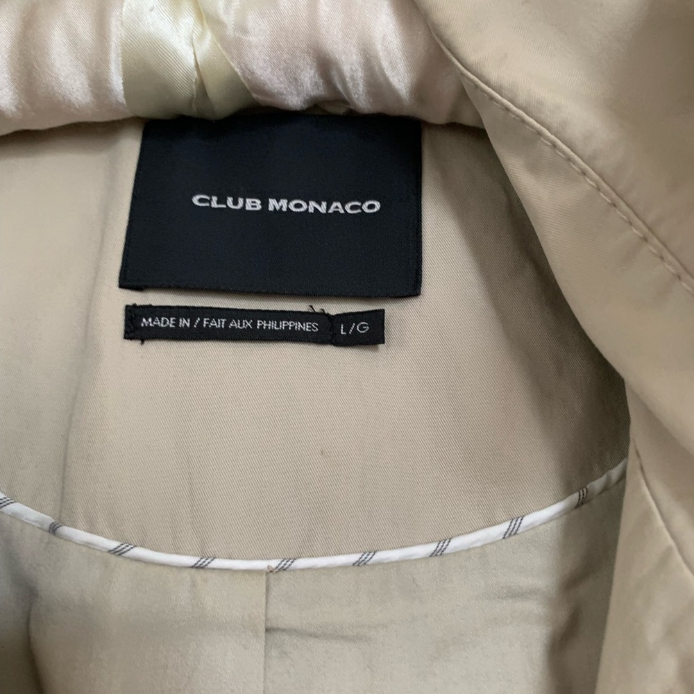 Club Monaco Ivory Outerwear